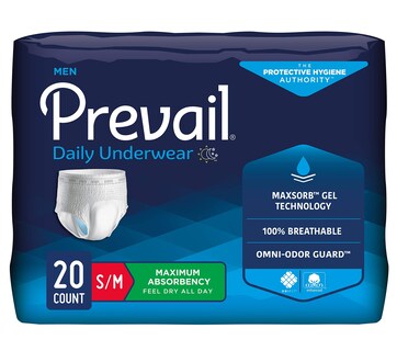 Foto 1 | Foto 1 | Ropa Interior Protectora Prevail Max Absorbency S/m 20ct Para Hombre - Venta Internacional.