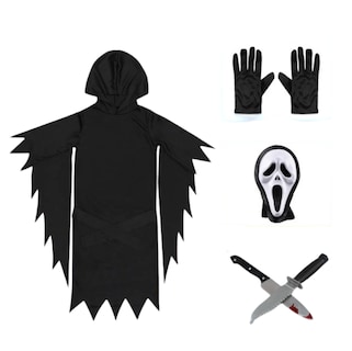 Foto 1 | Foto 1 | Disfraz Xtellar Halloween Para Ghostface Scream Para Adulto Con Máscara Cuchillo Juguete