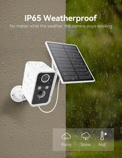 Foto 4 | Foto 4 | Cámara De Seguridad Solar De 3 Enlaces Inalámbrica Para Exteriores Con Alexa - Venta Internacional.