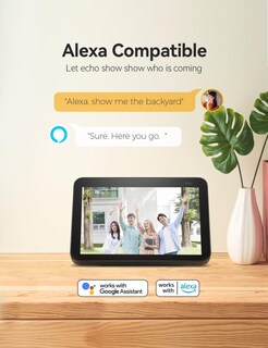 Foto 7 | Foto 7 | Cámara De Seguridad Solar De 3 Enlaces Inalámbrica Para Exteriores Con Alexa - Venta Internacional.