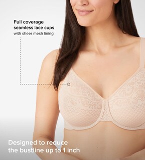 Foto 2 | Foto 2 | Minimizador De Efectos Visuales Bra Wacoal Negro 38ddd - Venta Internacional.