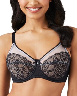 Foto 1 | Foto 1 | Figura Completa Bra Wacoal Retro Chic Underwire Negra 38ddd - Venta Internacional.