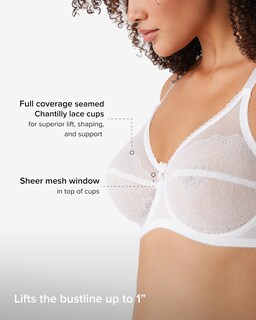 Foto 2 | Foto 2 | Figura Completa Bra Wacoal Retro Chic Underwire Negra 38ddd - Venta Internacional.