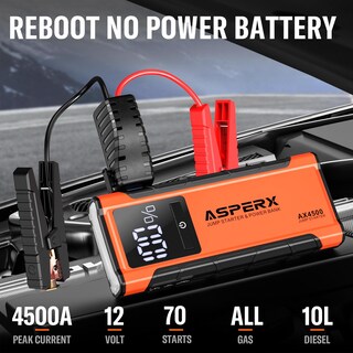 Foto 2 | Foto 2 | Arrancador De Batería Asperx Ax4500 4500a 12v Con Pantalla Lcd De 4'' - Venta Internacional.