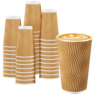 Foto 1 | Foto 1 | Tazas De Café Desechables Bysnow 90 Unidades 470 Ml Con Aislamiento - Venta Internacional.