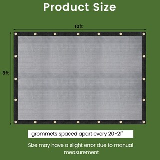 Foto 6 | Foto 6 | Tarp Windscreensupplyco 244 X 305 Cm 60-70% Sombra Negra - Venta Internacional.