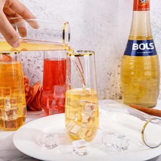 Foto 7 | Foto 7 | 36 Copas De Champán De Plástico Sin Tallo Sut 270 Ml Borde Dorado - Venta Internacional.