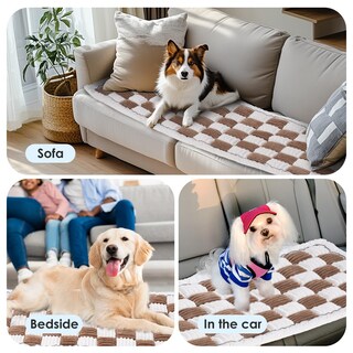 Foto 7 | Foto 7 | Funda De Sofá Para Perros Pulsefay Antideslizante Terciopelo Marrón 70 X 150 Cm - Venta Internacional.