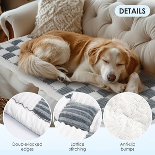 Foto 5 | Foto 5 | Funda De Sofá Para Perro Pulsefay De Terciopelo Suave Y Antideslizante 70 X 210 Cm - Venta Internacional.