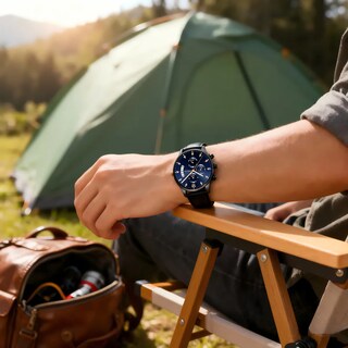 Foto 5 | Foto 5 | Reloj Para Hombre Multifunción Cuero De Luminoso Impermeable Negro