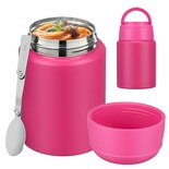 Tarro De Comida Haweek Para Niños 470 Ml Aislante A Prueba De Fugas Rosa - Venta Internacional.
