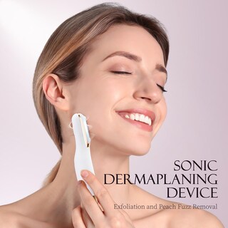 Foto 2 | Foto 2 | Maquinilla De Afeitar Eléctrica Dermaplane Cevek Sonic Edge 8 Cuchillas Color Blanco - Venta Internacional.