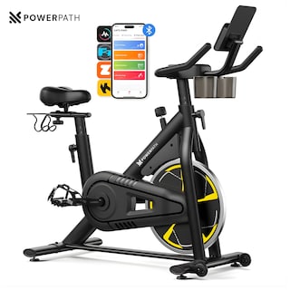 Foto 1 | Foto 1 | Bicicleta Spinning Fija Powerpath Hogar Fitness Cardio Apps Negro