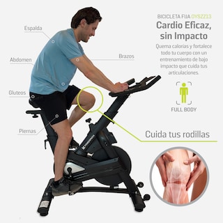 Foto 5 | Foto 5 | Bicicleta Spinning Fija Powerpath Bluetooth Rueda De 13 Kg Hogar Fitness Negro