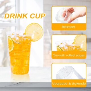 Foto 3 | Foto 3 | Vasos Desechables Bysnow De Plástico Transparente De 16 Oz Paquete De 200 - Venta Internacional.