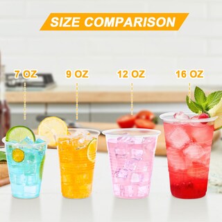 Foto 4 | Foto 4 | Vasos Desechables Bysnow De Plástico Transparente De 16 Oz Paquete De 200 - Venta Internacional.