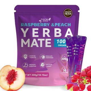Foto 1 | Foto 1 | Yerba Mate En Polvo Zhhoin Jiake Frambuesa Durazno 300g - Venta Internacional.