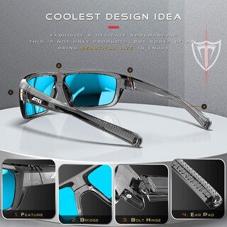 Foto 4 | Foto 4 | Gafas De Sol Polarizadas Attcl Ultraligeras Tr90 Uv400 5001 - Venta Internacional.