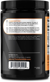 Foto 3 | Foto 3 | Proteína En Polvo Transformhq Whey Protein Isolate Orange Whip 7 Porciones - Venta Internacional.