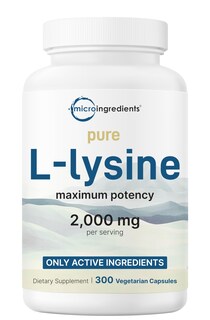 Foto 1 | Foto 1 | Suplemento De Microingredientes: L-lisina Pura  2000 Mg  300 Cápsulas - Venta Internacional.
