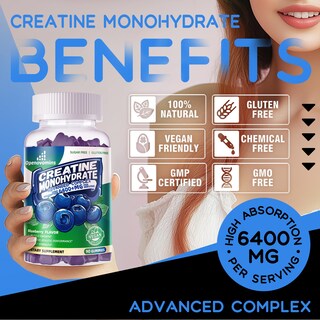 Foto 3 | Foto 3 | Gomitas De Monohidrato De Creatina Openovomins 6400 Mg B12 Sin Azúcar - Venta Internacional.