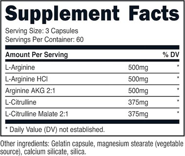 Foto 5 | Foto 5 | Suplemento Primal Nitric Oxide Booster 2250 Mg 180 Cápsulas - Venta Internacional.