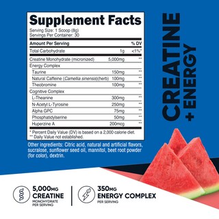 Foto 2 | Foto 2 | Suplemento Nutricional Nutricost Creatina + Energía 30 Porciones - Venta Internacional.