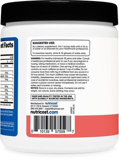 Foto 4 | Foto 4 | Suplemento Nutricional Nutricost Creatina + Energía 30 Porciones - Venta Internacional.