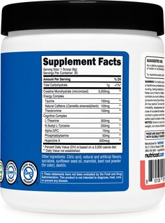 Foto 5 | Foto 5 | Suplemento Nutricional Nutricost Creatina + Energía 30 Porciones - Venta Internacional.