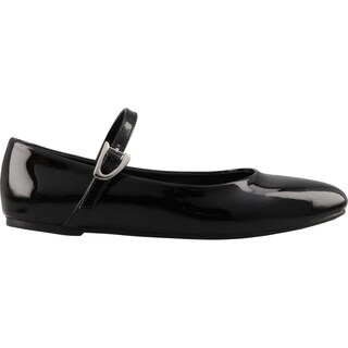 Foto 1 | Foto 1 | Zapatilla Dama Cosmo Paris 29903 Negro En Charol Balerina Flat Talla 23 A 26 E