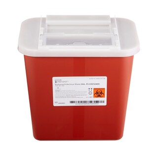 Foto 1 | Foto 1 | Contenedor Para Objetos Punzantes Mckesson Prevent  7 X 27 X 26 Cm  7 5 L  Color Rojo - Venta Internacional.