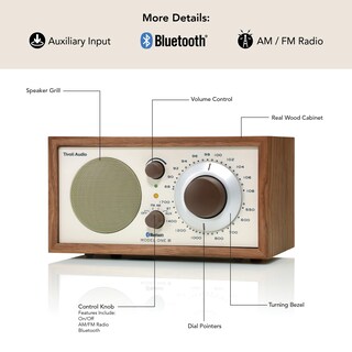 Foto 5 | Foto 5 | Radio Tivoli Audio Modelo 1 Bluetooth Am/fm Black Ash - Venta Internacional.