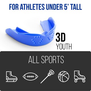Foto 2 | Foto 2 | Protector Bucal Sisu 3d Youth Electric Blue 2.0 Mm Para Atletas - Venta Internacional.