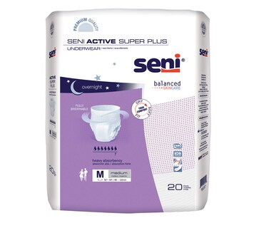 Foto 1 | Foto 1 | Ropa Interior Seni Active Super Plus Medium Para Incontinencia  20 Unidades - Venta Internacional.