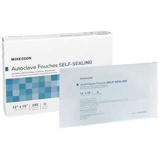 Foto 1 | Foto 1 | Bolsas De Esterilización Autosellantes Mckesson Medical De 12 X 15 Cm - Venta Internacional.