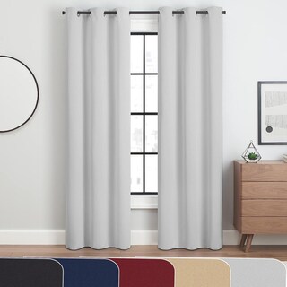 Foto 1 | Foto 1 | Cortinas Eclipse Andover Thermal Blackout 107 X 213 Cm Plateadas - Venta Internacional.