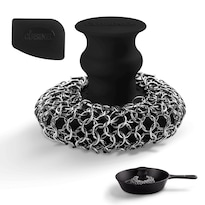 Fregadora De Malla De Hierro Fundido Cuisinel  Ergonómica  Inoxidable - Venta Internacional.