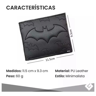 Foto 2 | Foto 2 | ''cartera De Batman Gran Capacidad De Múltiples Compartimentos Color Negro ''