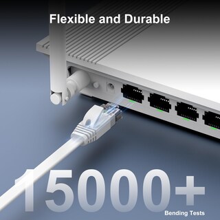 Foto 6 | Foto 6 | Cable Ethernet Cat 6 Cablegeeker  23 M  Alta Velocidad  10 Gbps  Plano - Venta Internacional.