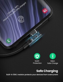 Foto 6 | Foto 6 | Cable Usb A Usb C Ugreen De 1 M Carga Rápida A 90° - Venta Internacional.
