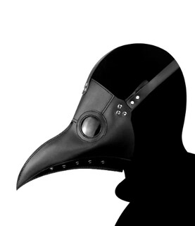 Foto 2 | Foto 2 | Máscara De Médico Xtellar De La Peste Negra Con Pico Para Halloween Negro Médico De La Peste