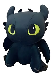 Foto 1 | Foto 1 | Furia Nocturna Xtellar Night Fury Chimuelo Dragón Peluche 30 Cm Color Negro