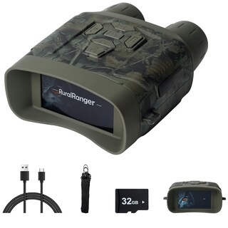Foto 1 | Foto 1 | Gafas De Visión Nocturna Ruralranger Zoom De 5 K 10x Alcance De 300 M - Venta Internacional.