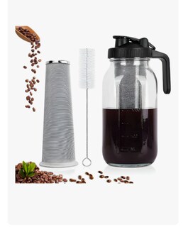 Foto 1 | Foto 1 | Cafetera 1.9 L Vidrio Con Filtro Inoxidable Color Negro