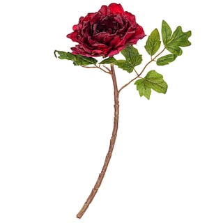 Foto 1 | Foto 1 | Planta Artificial Vickerman  Tallo De Peonía Borgoña  42 Cm  Paquete De 3 - Venta Internacional.