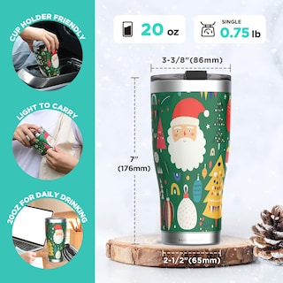 Foto 2 | Foto 2 | Vaso Navideño Haushof De Acero Inoxidable De 590 Ml - Venta Internacional.