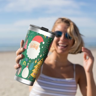 Foto 7 | Foto 7 | Vaso Navideño Haushof De Acero Inoxidable De 590 Ml - Venta Internacional.
