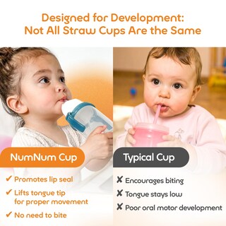 Foto 4 | Foto 4 | Vaso Para Bebé Con Pajilla Ponderada Numnum A Prueba De Derrames 210 Ml - Venta Internacional.