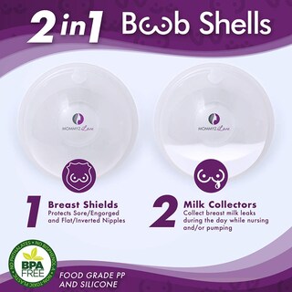 Foto 4 | Foto 4 | Copa Para Recoger Leche Materna 2 En 1 Mommyz Love Paquete De 2 - Venta Internacional.