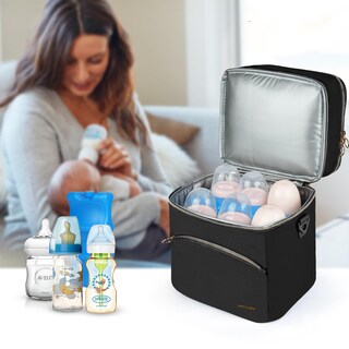 Foto 6 | Foto 6 | Bolsa Térmica Para Leche Materna Jaffzora Para 6 Biberones De 270 Ml Con Paquete De Hielo - Venta Internacional.